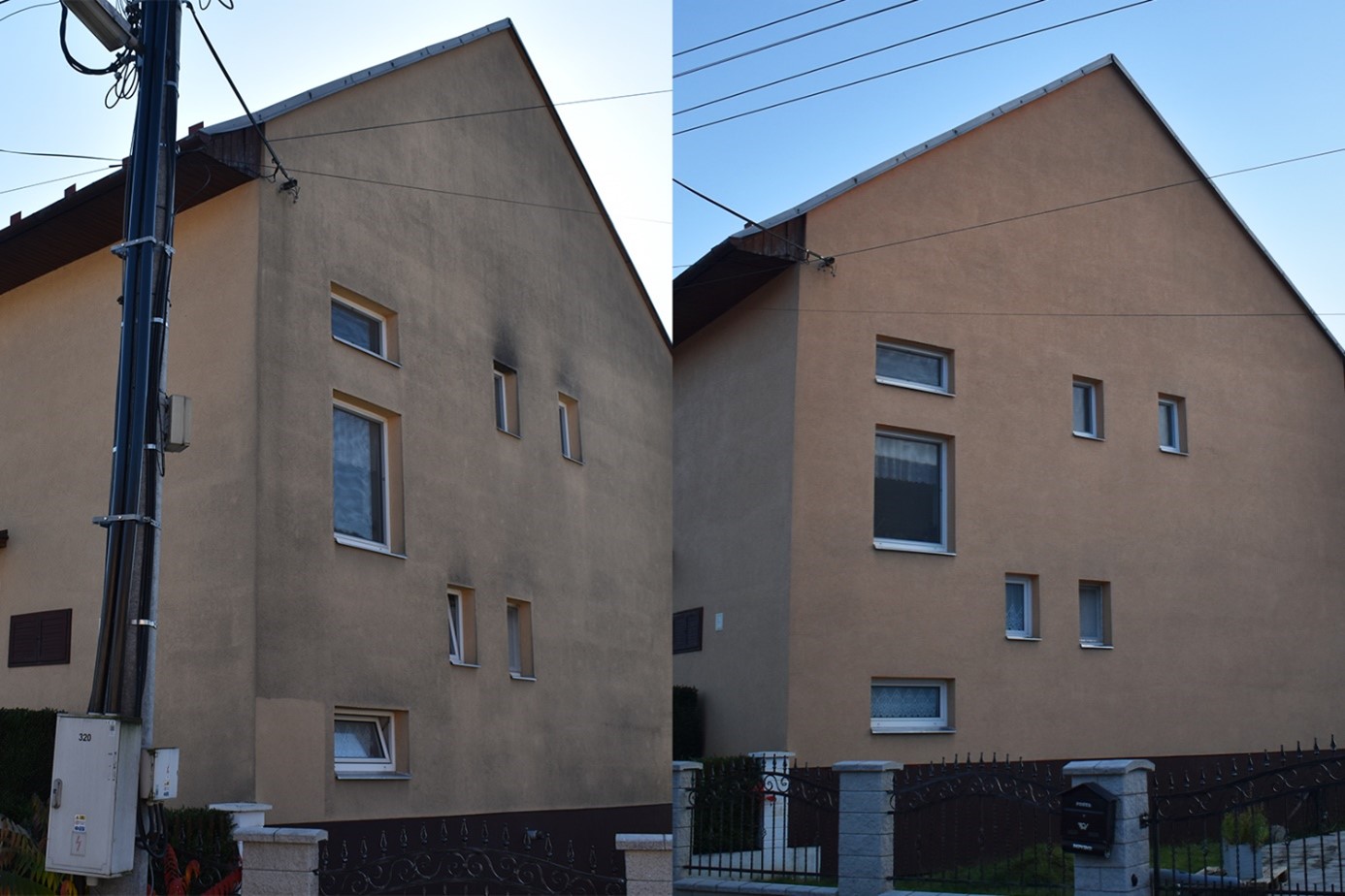 Opravy domu po zime. Nezabudnite na čistenie fasády